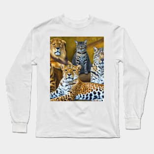 Big Cats Family Long Sleeve T-Shirt